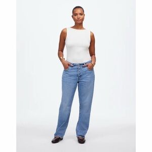 Madewell The Curvy Dean Easy Straight Jeans